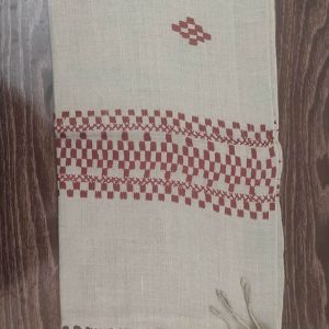 Embroidered Stole – Grey